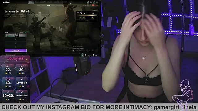 Snapshot of Gamergirl-Linela chatting on September 2025 01:55:01 AM Gamergirl-Linela online show from September 2025 01:55:01 AM