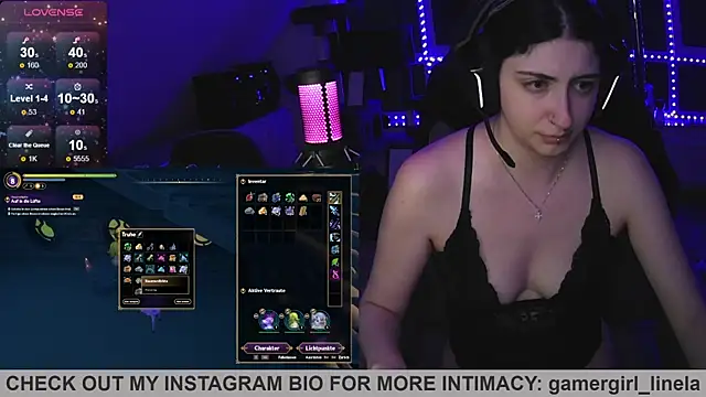 Snapshot of Gamergirl-Linela chatting on June 2026 02:24:02 AM Gamergirl-Linela online show from June 2026 02:24:02 AM