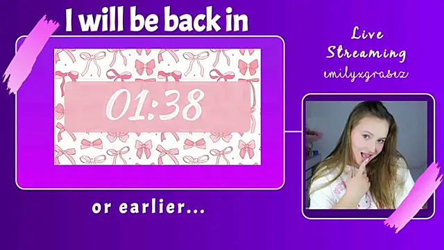 Snapshot of EmilyxxGraces chatting on October 2025 10:54:02 PM EmilyxxGraces online show from October 2025 10:54:02 PM