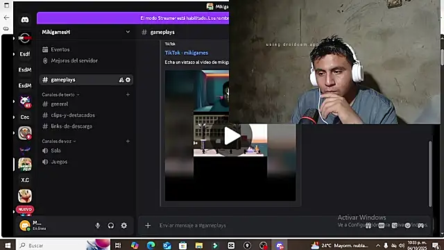 Snapshot of mikigamesH2 chatting on October 2025 04:33:01 AM mikigamesH2 online show from October 2025 04:33:01 AM