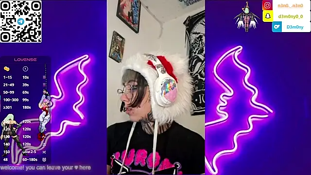 d3m0ny0 0 online show from April 2026 07:58:02 PM