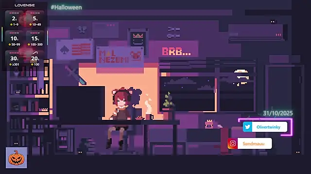 Snapshot of OliverTwinky chatting on October 2025 04:53:02 PM OliverTwinky online show from October 2025 04:53:02 PM