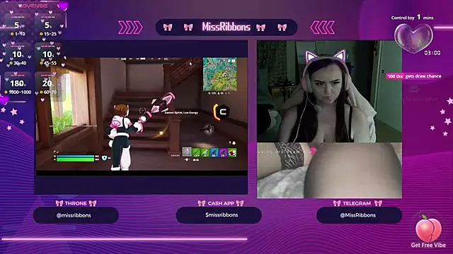 Snapshot of missribbons chatting on October 2025 07:20:02 PM missribbons online show from October 2025 07:20:02 PM