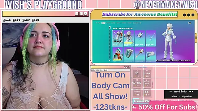 nevermakeawish online show from February 2026 04:38:01 PM