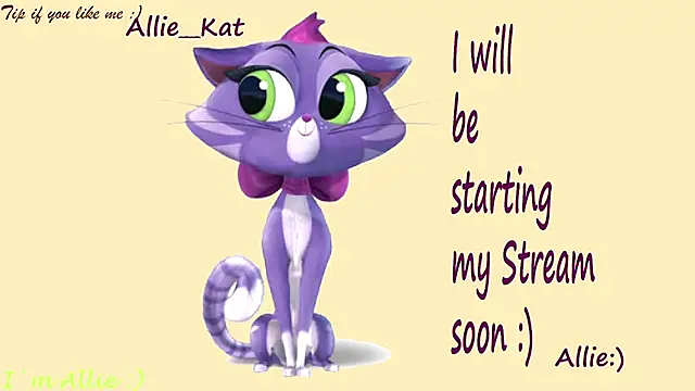 Allie Kat online show from June 2026 01:17:02 PM