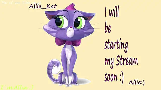 Allie Kat online show from July 2026 02:54:02 PM