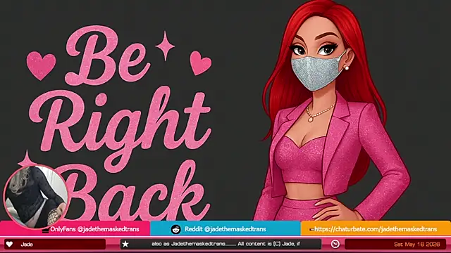 jadethemaskedtrans online show from May 2026 11:01:04 PM