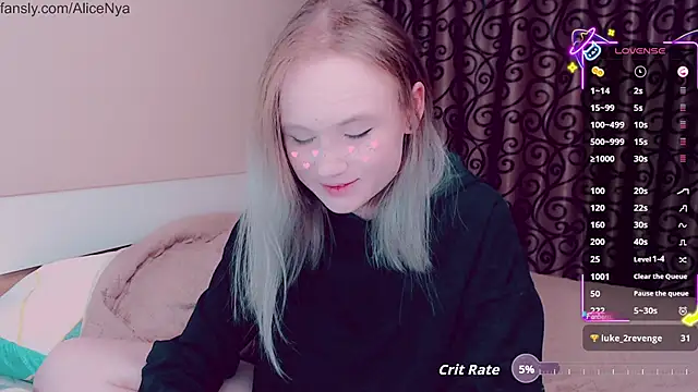 Snapshot of AliceNya_cute chatting on October 2025 04:34:02 AM AliceNya cute online show from October 2025 04:34:02 AM