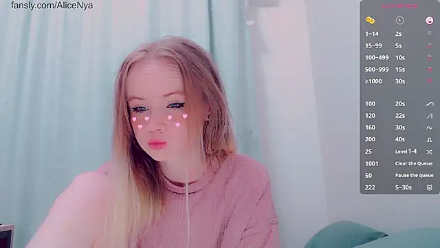 AliceNya cute online show from February 2026 05:25:02 AM