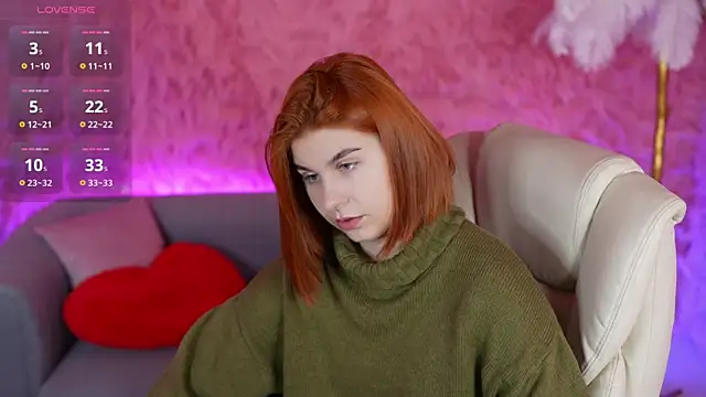 GingerPinky online show from March 2026 07:25:01 AM