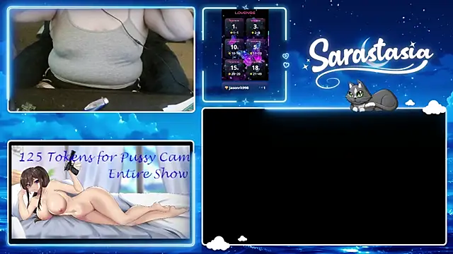 Snapshot of Sarastasia417 chatting on June 2026 05:10:02 AM Sarastasia417 online show from June 2026 05:10:02 AM