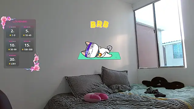 KoraRousse online show from April 2026 09:13:01 PM