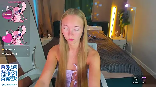 Milana Sorrento online show from July 2026 12:37:02 AM