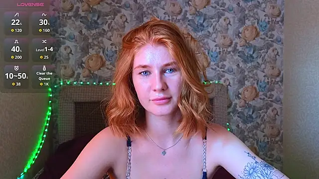Juli Ginger online show from July 2026 02:43:01 PM