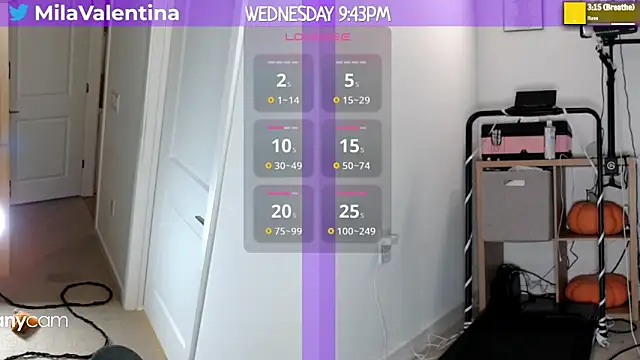 Snapshot of MilaValentina chatting on February 2025 02:44:02 AM MilaValentina online show from February 2025 02:44:02 AM