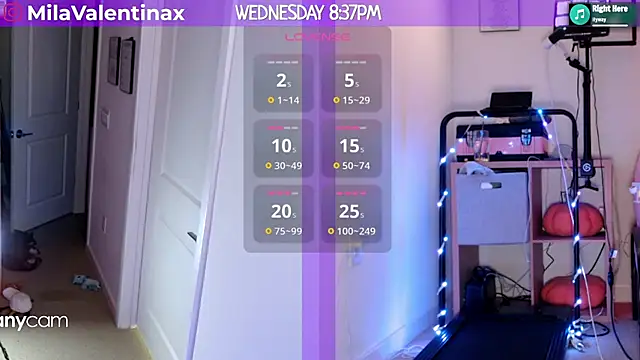 Snapshot of MilaValentina chatting on February 2025 01:38:01 AM MilaValentina online show from February 2025 01:38:01 AM