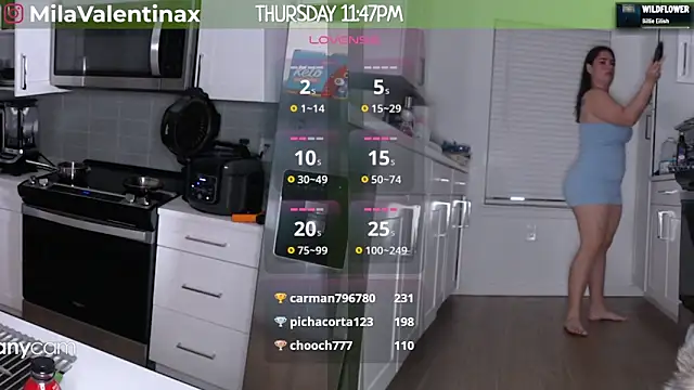 Snapshot of MilaValentina chatting on March 2025 03:48:01 AM MilaValentina online show from March 2025 03:48:01 AM