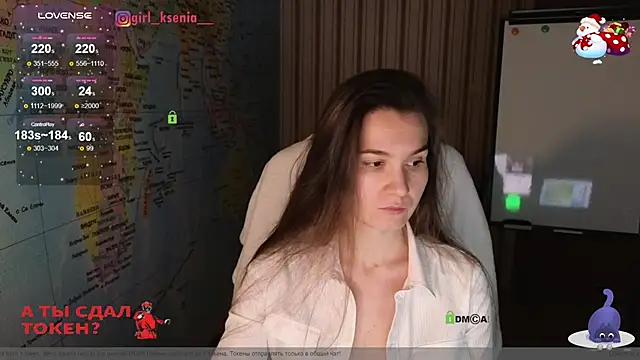 Girl Ksenia online show from January 2025 09:40:01 PM