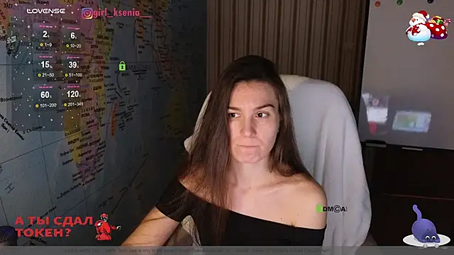 Girl Ksenia online show from January 2025 09:58:01 PM