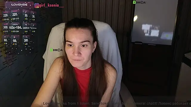 Girl Ksenia online show from February 2025 12:53:02 AM