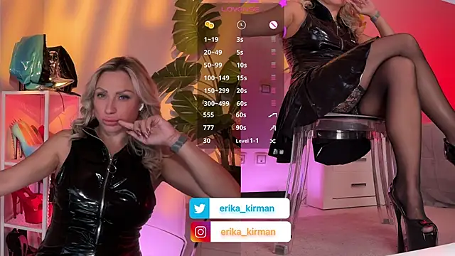Erika Kirman online show from June 2026 02:26:02 PM