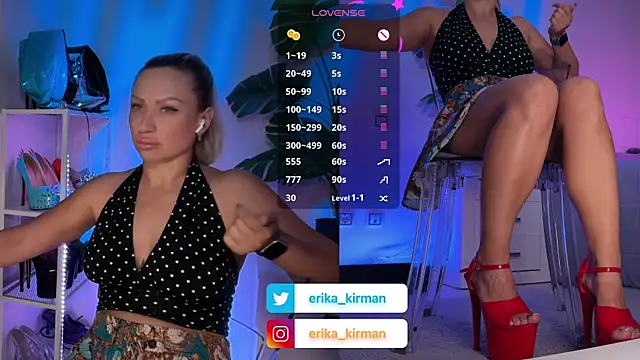 Erika Kirman online show from June 2026 11:03:02 AM