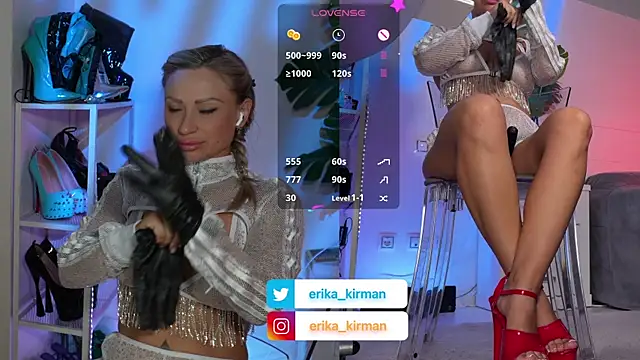 Erika Kirman online show from July 2026 10:39:02 AM