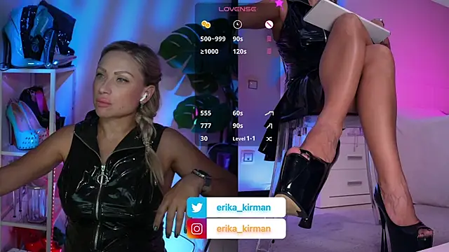 Erika Kirman online show from July 2026 01:21:01 PM