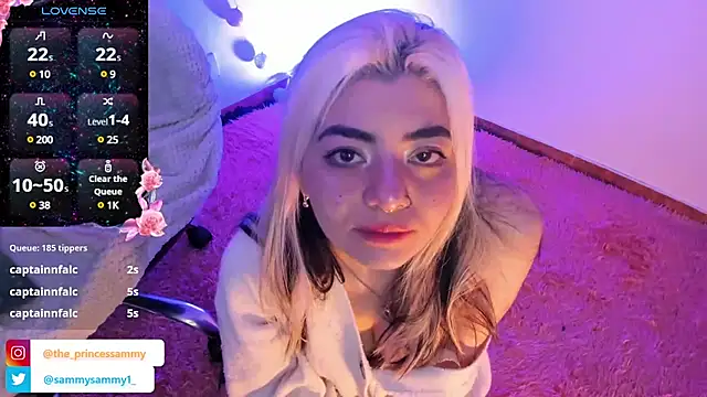 Sammysammy  online show from December 2024 11:07:01 AM