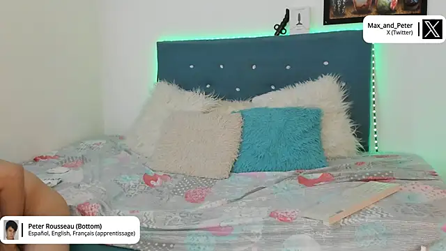 Snapshot of Max_and_Peter chatting on January 2025 07:15:01 PM Max and Peter online show from January 2025 07:15:01 PM