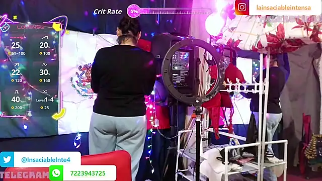 LaInsaciableIntensa online show from January 2026 11:42:01 PM