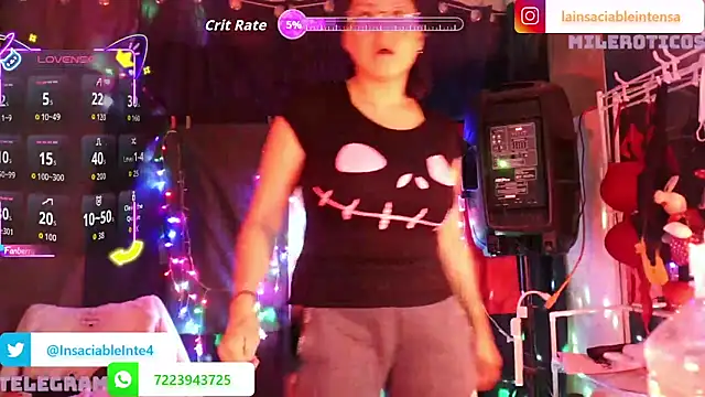 Snapshot of LaInsaciableIntensa chatting on June 2026 01:50:01 AM LaInsaciableIntensa online show from June 2026 01:50:01 AM