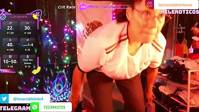 Snapshot of LaInsaciableIntensa chatting on June 2026 01:41:01 AM LaInsaciableIntensa online show from June 2026 01:41:01 AM