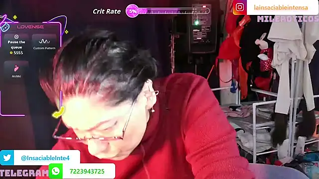 Snapshot of LaInsaciableIntensa chatting on July 2026 09:29:02 PM LaInsaciableIntensa online show from July 2026 09:29:02 PM