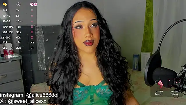 SWEET ALICEXX online show from July 2026 09:35:01 PM