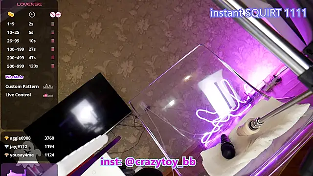 Snapshot of crazy_toy chatting on December 2024 07:29:02 AM crazy toy online show from December 2024 07:29:02 AM