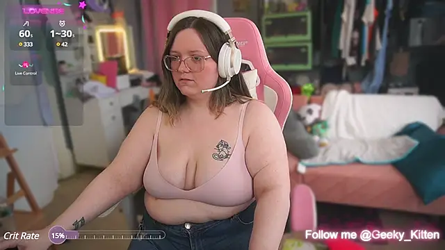 Geeky Kitten online show from January 2025 07:18:01 PM