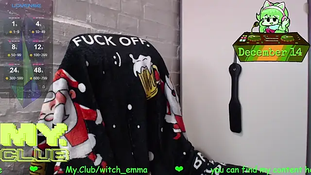 Witch Emma online show from December 2025 09:14:01 AM