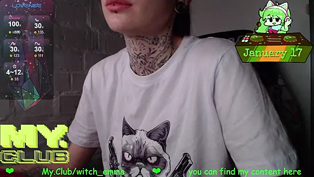 Witch Emma online show from January 2026 08:08:01 AM