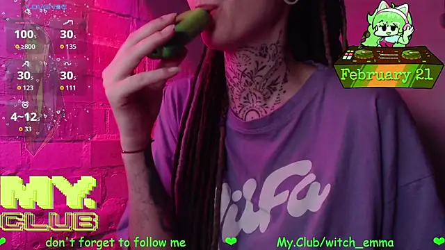 Witch Emma online show from February 2026 07:31:02 AM