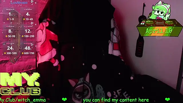 Witch Emma online show from April 2026 06:10:01 PM