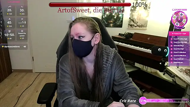 ArtofSweet online show from June 2026 08:45:02 PM