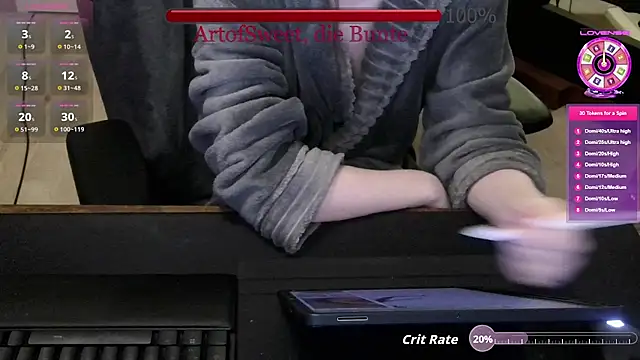 ArtofSweet online show from July 2026 07:05:02 PM