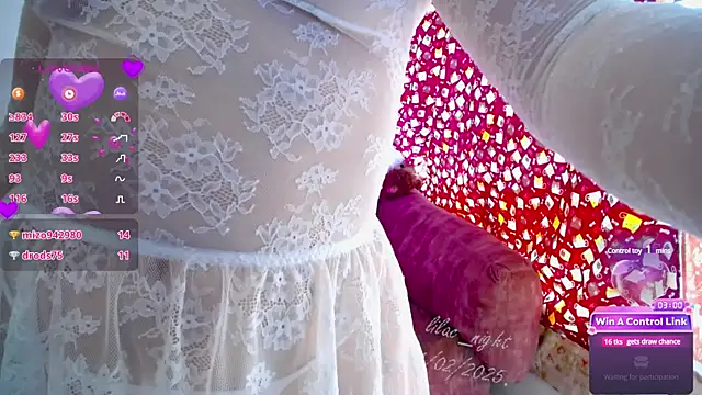 Snapshot of lilac_night33 chatting on February 2025 04:41:02 PM lilac night33 online show from February 2025 04:41:02 PM