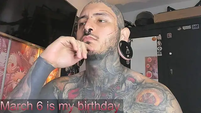 Snapshot of DEATHINK666XX chatting on March 2025 05:38:01 PM DEATHINK666XX online show from March 2025 05:38:01 PM