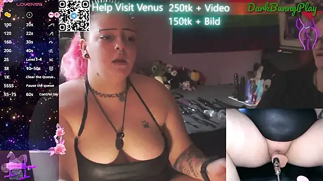Snapshot of DarkBunnyPlay chatting on February 2026 08:46:02 AM DarkBunnyPlay online show from February 2026 08:46:02 AM
