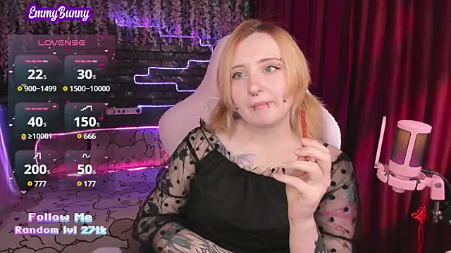 Snapshot of EmmyBunny chatting on March 2025 02:40:01 PM EmmyBunny online show from March 2025 02:40:01 PM