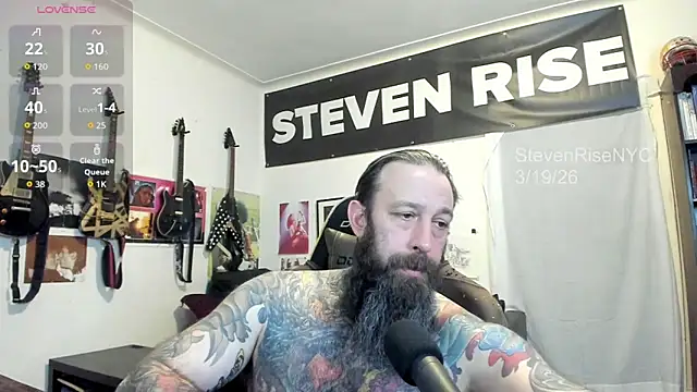 StevenRiseNYC online show from March 2026 12:20:01 PM
